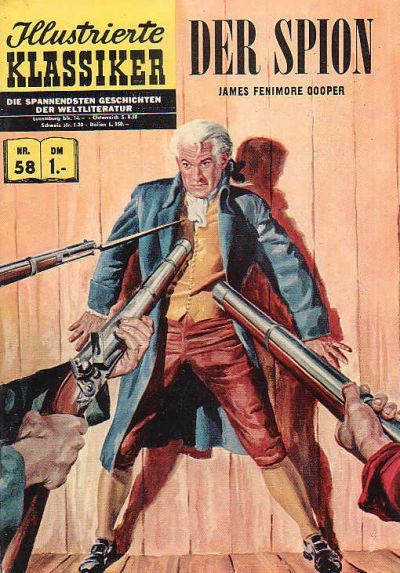 Cover for Illustrierte Klassiker [Classics Illustrated] (BSV - Williams, 1956 series) #58 - Der Spion [HLN 60]