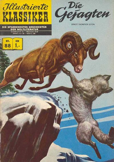 Cover for Illustrierte Klassiker [Classics Illustrated] (BSV - Williams, 1956 series) #88 - Die Gejagten [HLN 88]