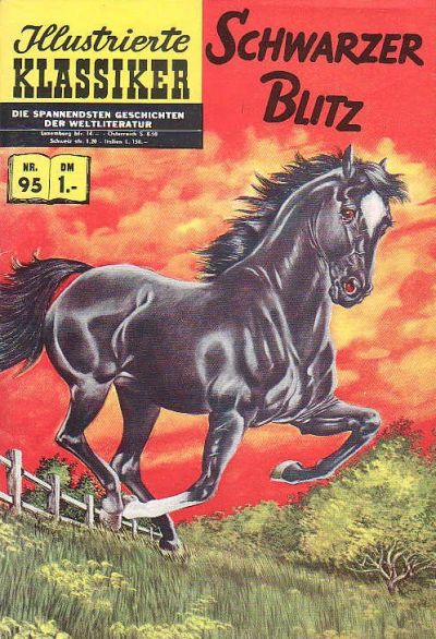 Cover for Illustrierte Klassiker [Classics Illustrated] (BSV - Williams, 1956 series) #95 - Schwarzer Blitz [HLN 94]