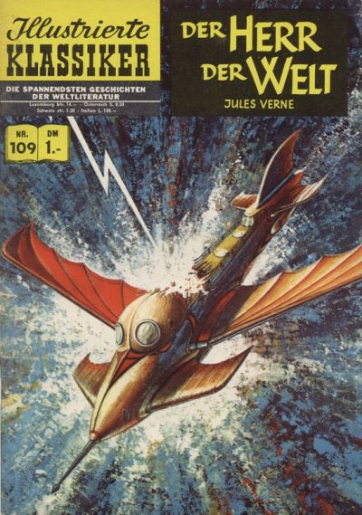 Cover for Illustrierte Klassiker [Classics Illustrated] (BSV - Williams, 1956 series) #109 - Der Herr der Welt [HLN 109]