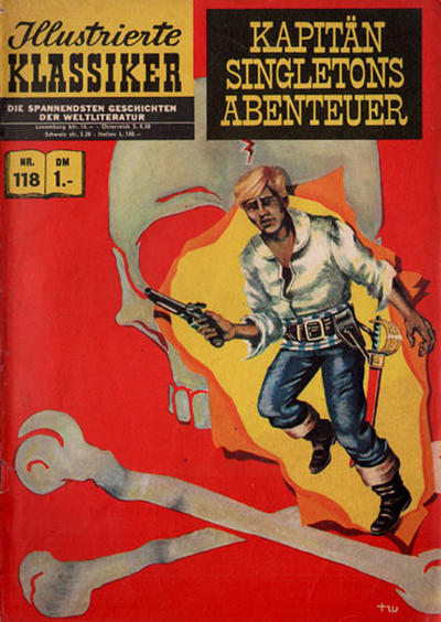 Cover for Illustrierte Klassiker [Classics Illustrated] (BSV - Williams, 1956 series) #118 - Kapitän Singletons Abenteuer [HLN 118]