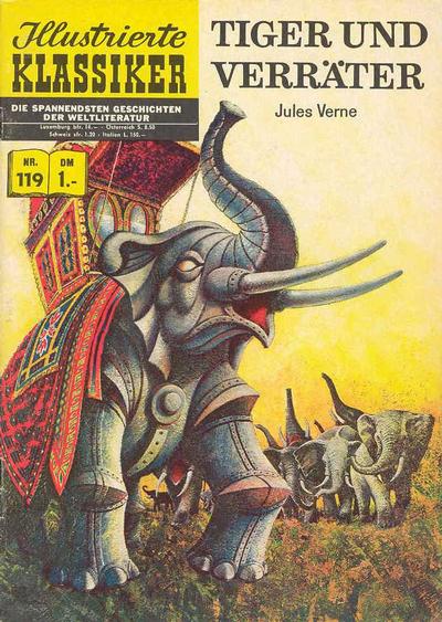 Cover for Illustrierte Klassiker [Classics Illustrated] (BSV - Williams, 1956 series) #119 - Tiger und Verräter [HLN 119]