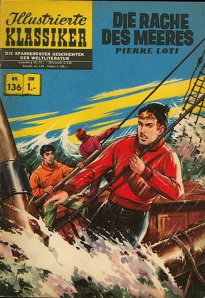 Cover for Illustrierte Klassiker [Classics Illustrated] (BSV - Williams, 1956 series) #136 - Die Rache des Meeres