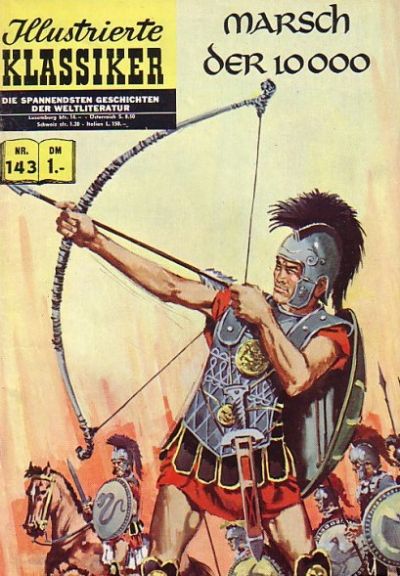 Cover for Illustrierte Klassiker [Classics Illustrated] (BSV - Williams, 1956 series) #143 - Marsch der 10 000 [HLN 141]