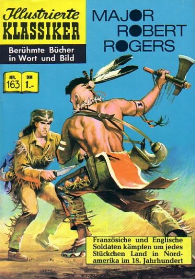 Cover for Illustrierte Klassiker [Classics Illustrated] (BSV - Williams, 1956 series) #163 - Major Robert Rogers