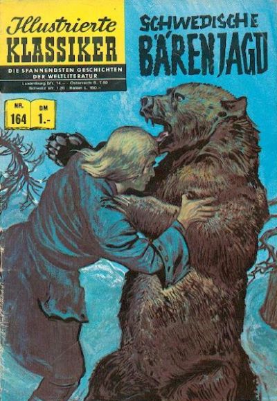 Cover for Illustrierte Klassiker [Classics Illustrated] (BSV - Williams, 1956 series) #164 - Schwedische Bärenjagd