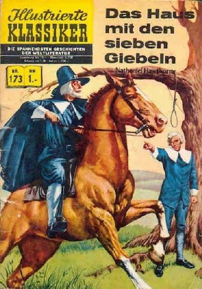 Cover for Illustrierte Klassiker [Classics Illustrated] (BSV - Williams, 1956 series) #173 - Das Haus mit den sieben Giebeln