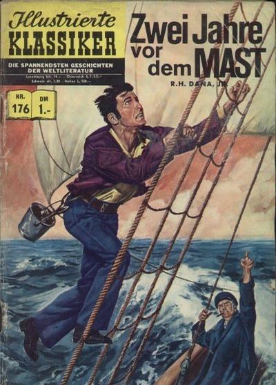 Cover for Illustrierte Klassiker [Classics Illustrated] (BSV - Williams, 1956 series) #176 - Zwei Jahre vor dem Mast