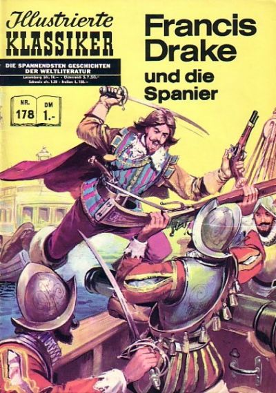 Cover for Illustrierte Klassiker [Classics Illustrated] (BSV - Williams, 1956 series) #178 - Francis Drake und die Spanier