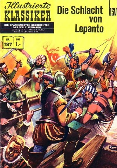 Cover for Illustrierte Klassiker [Classics Illustrated] (BSV - Williams, 1956 series) #187 - Die Schlacht von Lepanto
