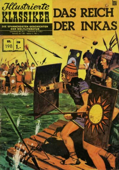Cover for Illustrierte Klassiker [Classics Illustrated] (BSV - Williams, 1956 series) #198 - Das Reich der Inkas