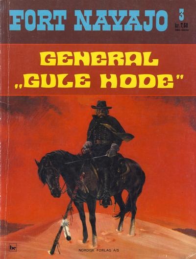 Cover for Fort Navajo (Nordisk Forlag, 1973 series) #3 - General "Gule Hode"