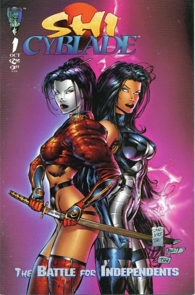 Cover for Shi / Cyblade: The Battle for Independents (Crusade Comics, 1995 series) #1
