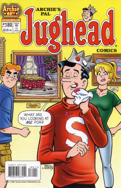 Cover for Archie's Pal Jughead Comics (Archie, 1993 series) #180