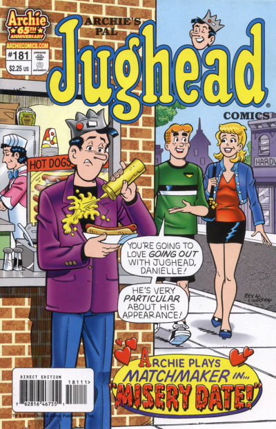 Cover for Archie's Pal Jughead Comics (Archie, 1993 series) #181