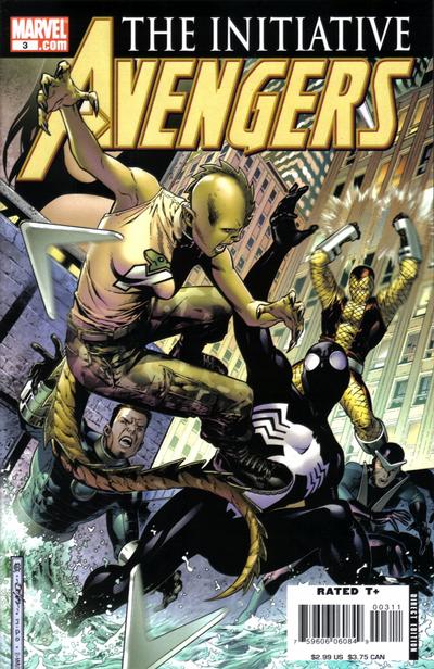 Cover for Avengers: The Initiative (Marvel, 2007 series) #3