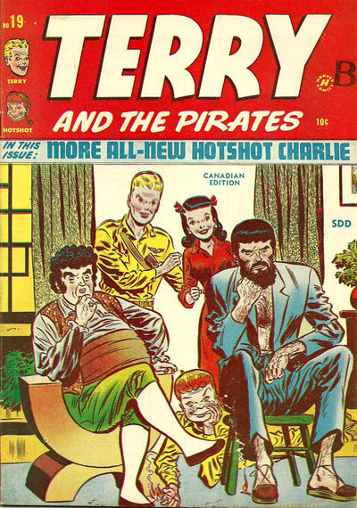 Cover for Terry and the Pirates (Super Publishing, 1948 series) #19