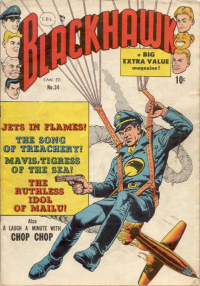 Cover for Blackhawk (Bell Features, 1949 series) #34