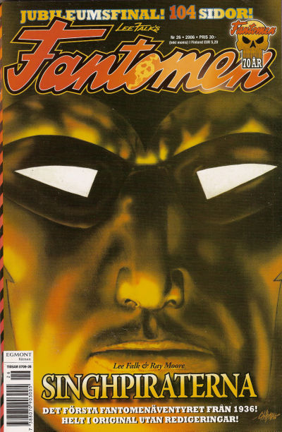 Cover for Fantomen (Egmont, 1997 series) #26/2006
