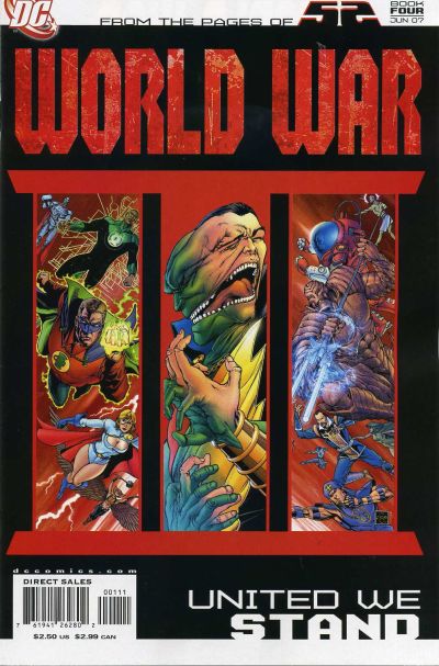 Cover for 52 / World War III Part Four: United We Stand (DC, 2007 series) #1
