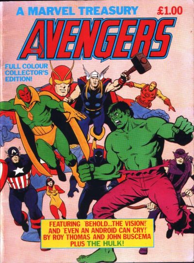 Cover for The Avengers Treasury Edition (Marvel UK, 1982 series) 