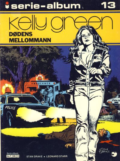 Cover for Serie-album (Semic, 1982 series) #13 - Kelly Green Dødens mellommann