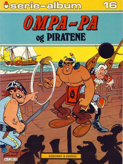 Cover for Serie-album (Semic, 1982 series) #16 - Ompa-Pa og piratene