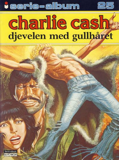 Cover for Serie-album (Semic, 1982 series) #25 - Charlie Cash - Djevelen med gullhåret