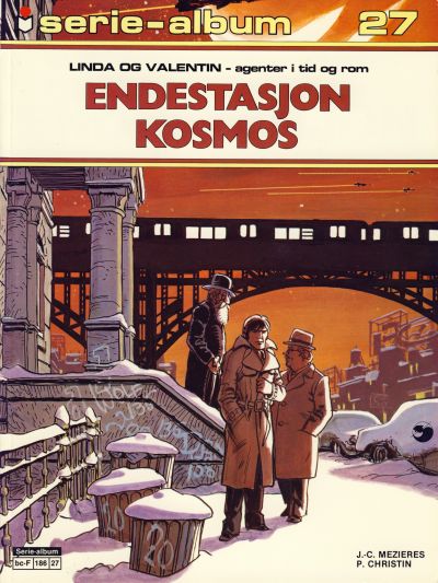 Cover for Serie-album (Semic, 1982 series) #27 - Linda og Valentin - Endestasjon Kosmos