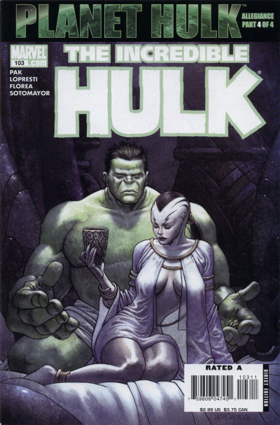 Cover for Incredible Hulk (Marvel, 2000 series) #103 [Direct Edition]