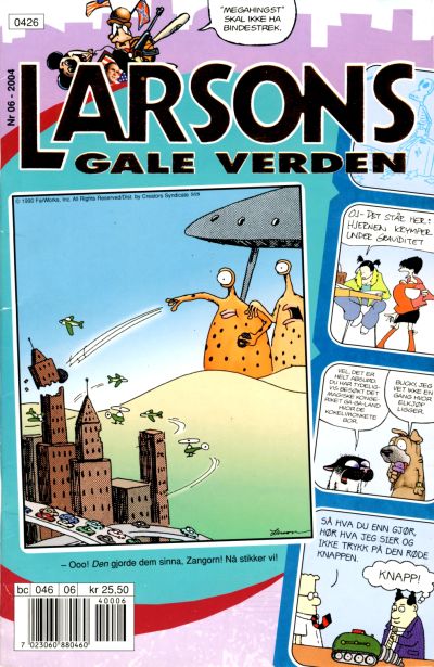 Cover for Larsons gale verden (Bladkompaniet / Schibsted, 1992 series) #6/2004