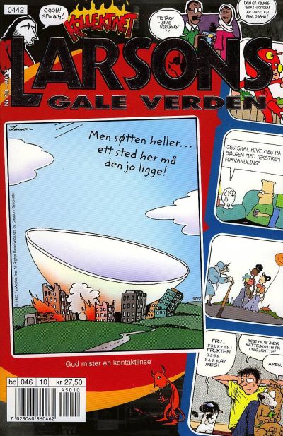 Cover for Larsons gale verden (Bladkompaniet / Schibsted, 1992 series) #10/2004