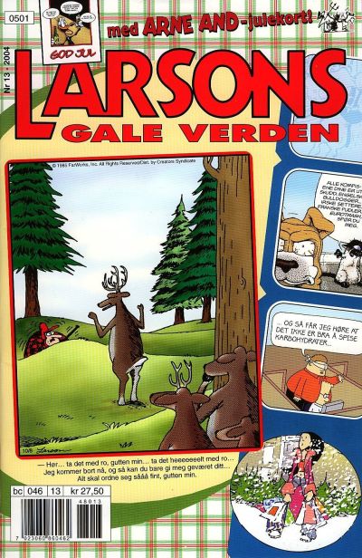 Cover for Larsons gale verden (Bladkompaniet / Schibsted, 1992 series) #13/2004