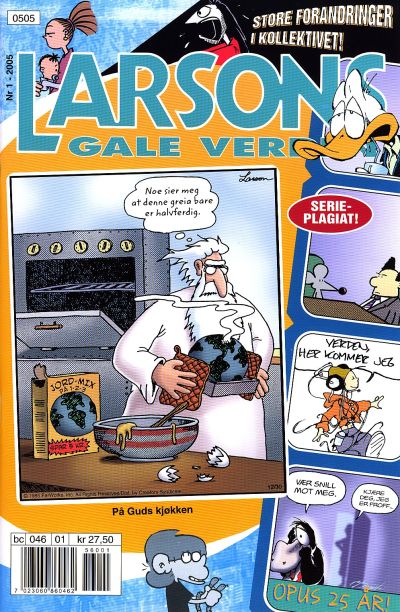 Cover for Larsons gale verden (Bladkompaniet / Schibsted, 1992 series) #1/2005