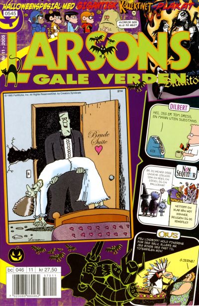 Cover for Larsons gale verden (Bladkompaniet / Schibsted, 1992 series) #11/2005