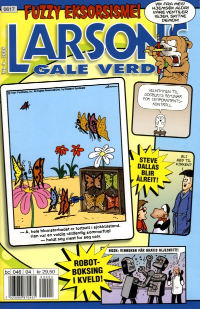 Cover for Larsons gale verden (Bladkompaniet / Schibsted, 1992 series) #4/2006