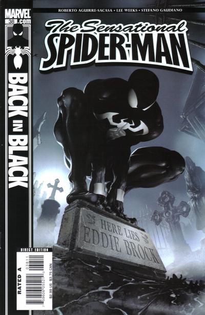 Cover for Sensational Spider-Man (Marvel, 2006 series) #38 [Direct Edition]