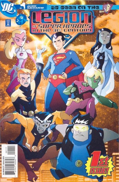 Cover for The Legion of Super-Heroes in the 31st Century (DC, 2007 series) #1 [Direct Sales]
