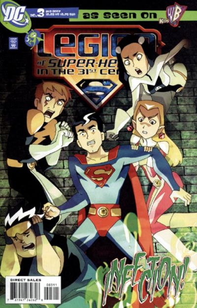 Cover for The Legion of Super-Heroes in the 31st Century (DC, 2007 series) #3 [Direct Sales]