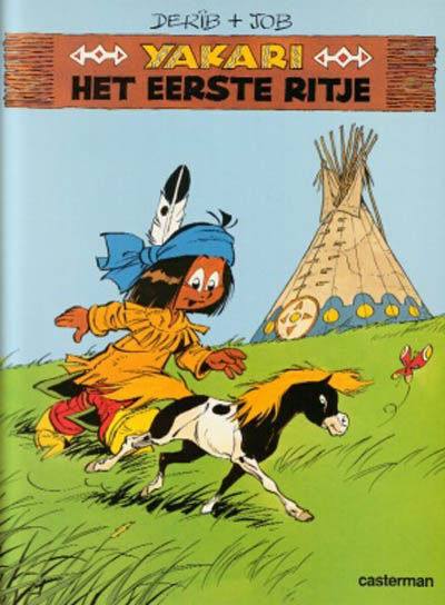 Cover for Yakari (Casterman, 1977 series) #16 - Het eerste ritje