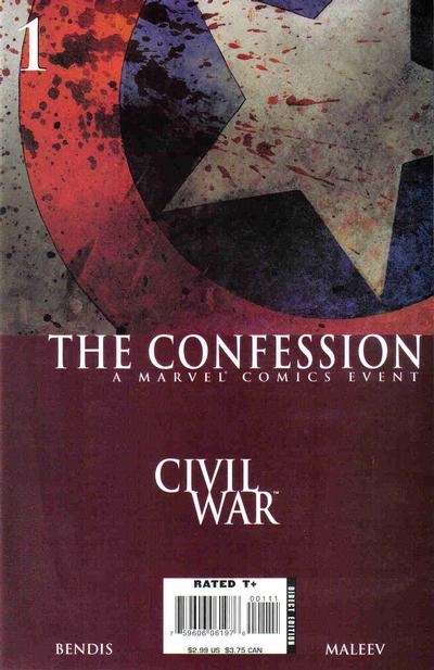Cover for Civil War: The Confession (Marvel, 2007 series) #1 [Direct Edition]