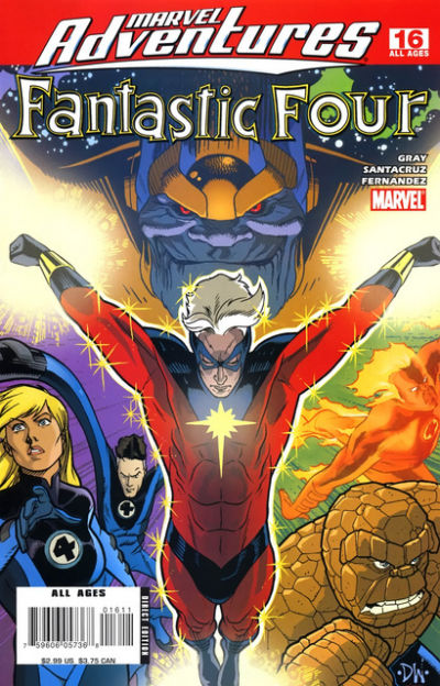 Cover for Marvel Adventures Fantastic Four (Marvel, 2005 series) #16