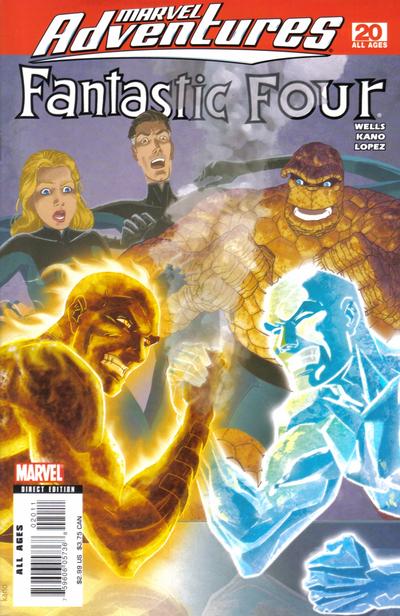 Cover for Marvel Adventures Fantastic Four (Marvel, 2005 series) #20
