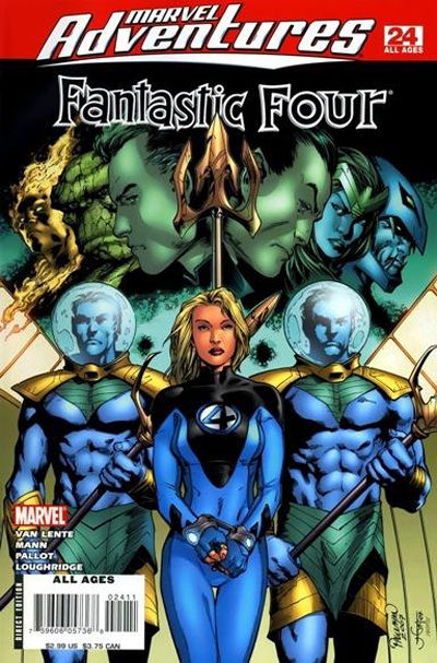 Cover for Marvel Adventures Fantastic Four (Marvel, 2005 series) #24