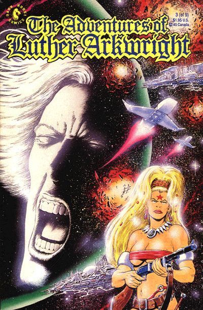 Cover for Adventures of Luther Arkwright (Dark Horse, 1990 series) #3