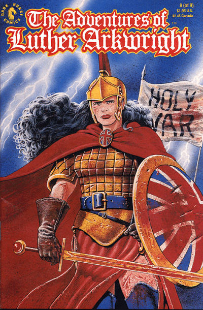 Cover for Adventures of Luther Arkwright (Dark Horse, 1990 series) #8