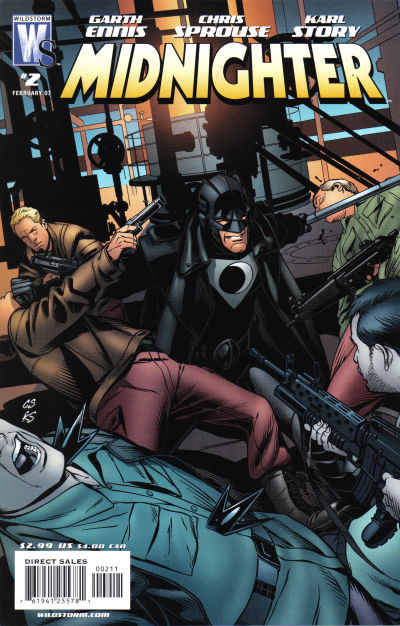 Cover for The Midnighter (DC, 2007 series) #2