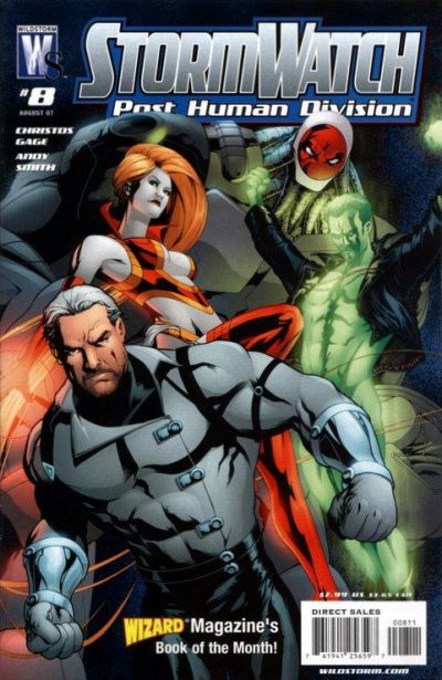 Cover for Stormwatch: P.H.D. (DC, 2007 series) #8
