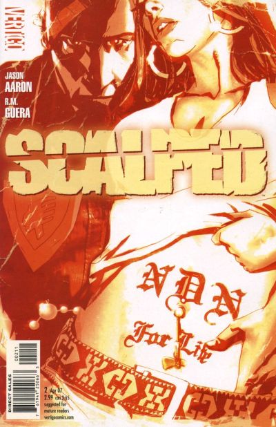 Cover for Scalped (DC, 2007 series) #2