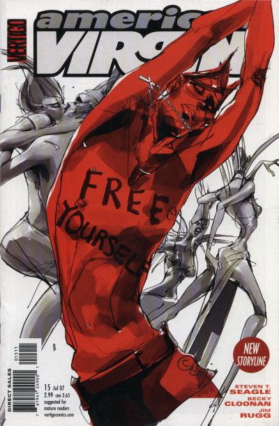 Cover for American Virgin (DC, 2006 series) #15